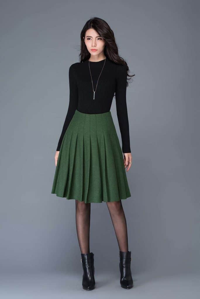 Pleated Skirts