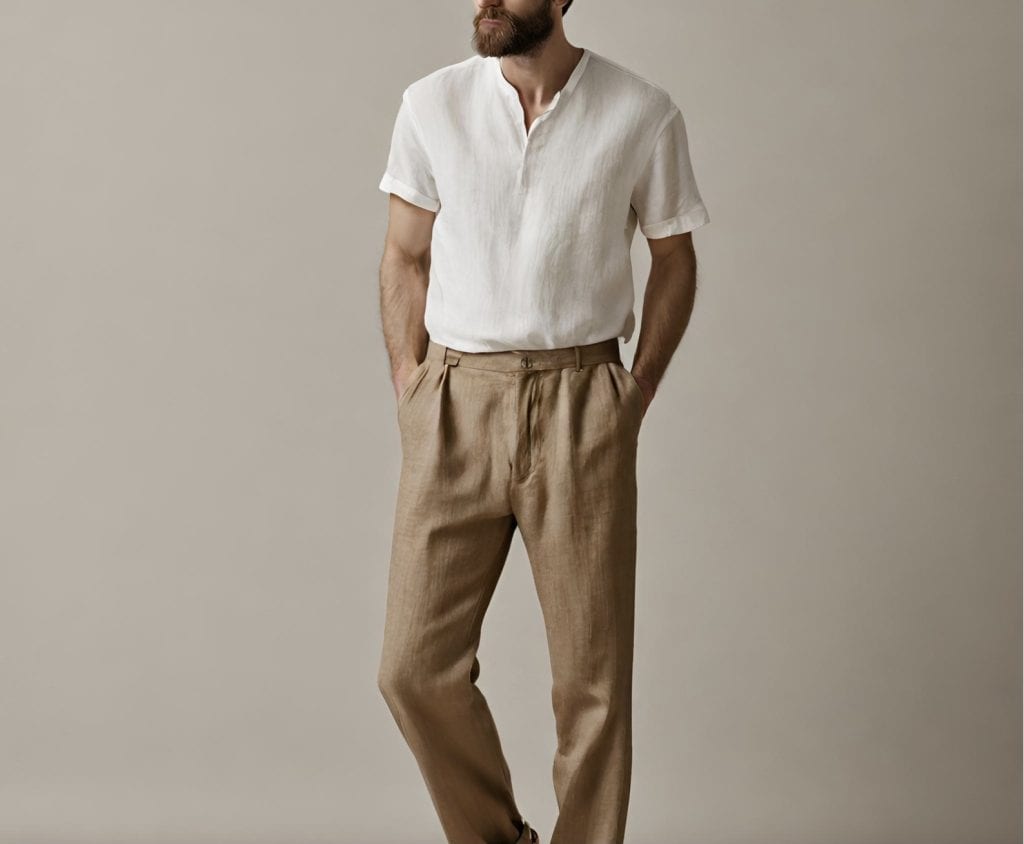 Linen trousers